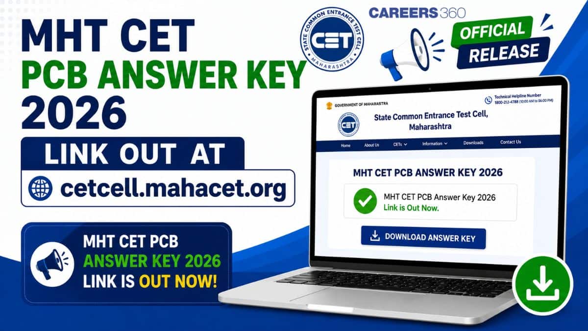 MHT CET PCB Answer Key 2026 Link Out at cetcell.mahacet.org: Steps to Download