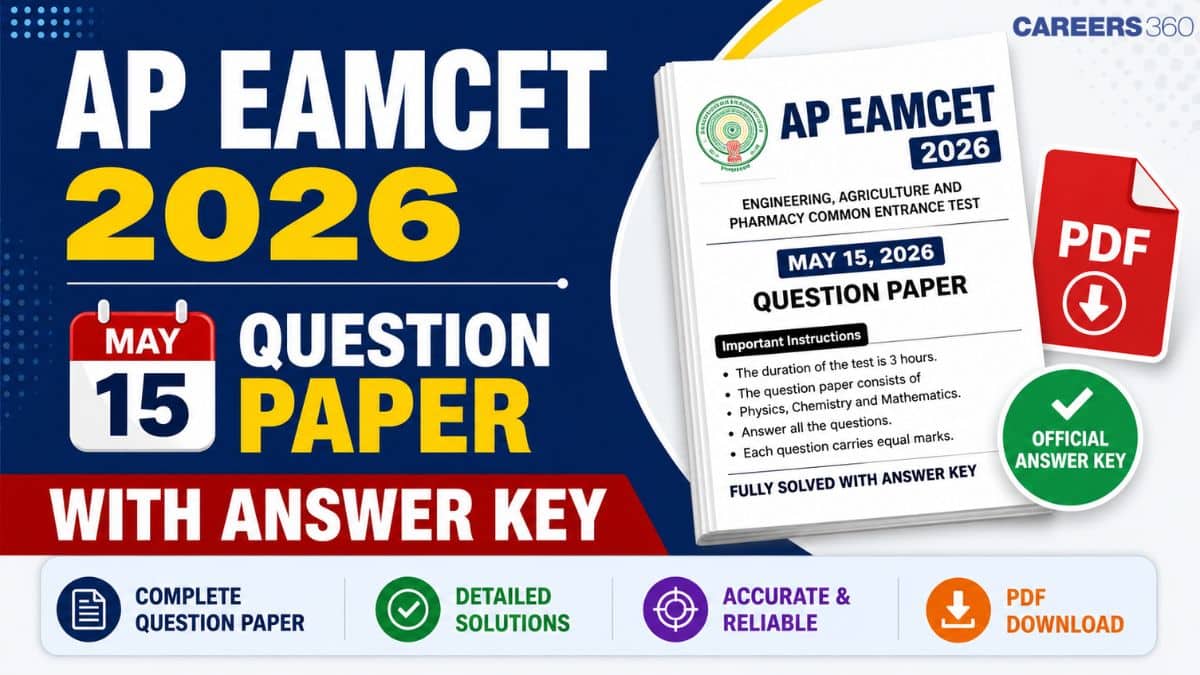 AP EAMCET 2026 May 15 Question Paper and Answer Key with Solutions PDF
