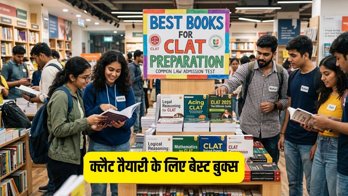 क्लैट तैयारी 2027 के लिए सर्वोत्तम पुस्तकें (Best Books for CLAT Preparation 2027) : क्लैट परीक्षा पुस्तकें