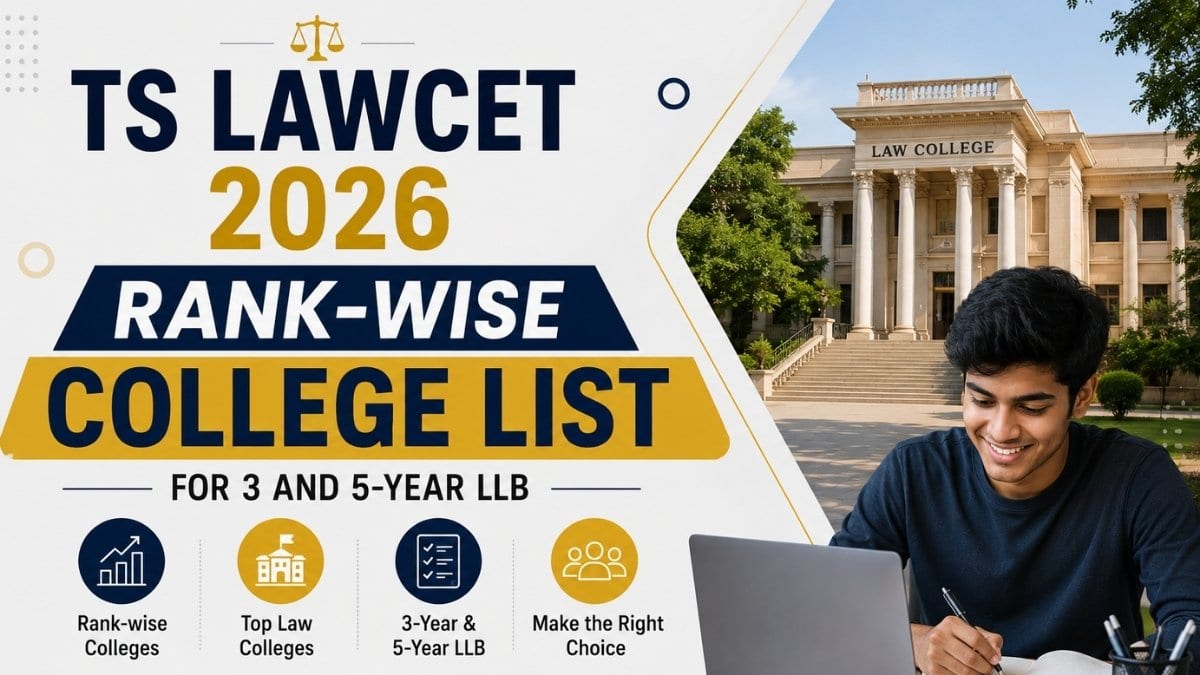 TS LAWCET 2026 Rank-wise College List for 3 and 5-year LLB