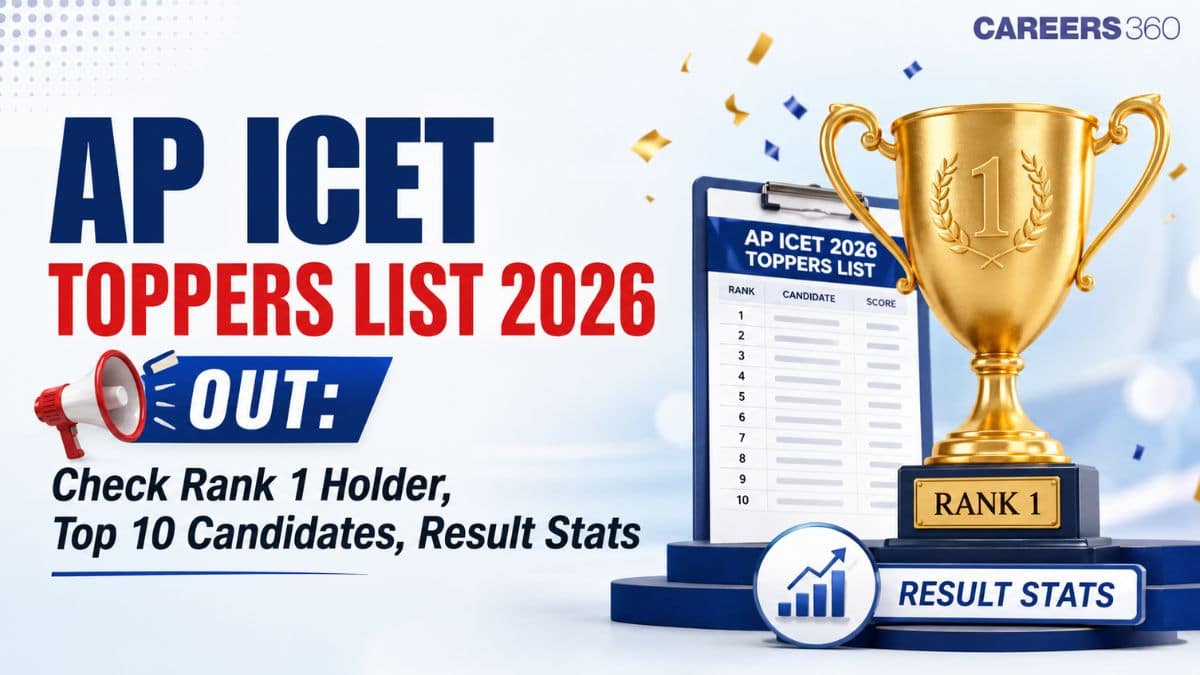 AP ICET Toppers List 2026 Out: Check Rank 1 Holder, Top 10 Candidates, Result Stats