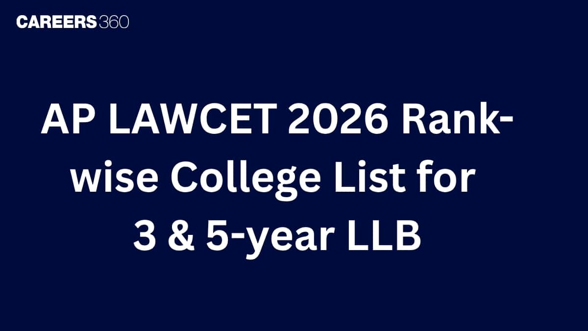 AP LAWCET 2026 Rank-wise College List for 3 & 5 Year LLB