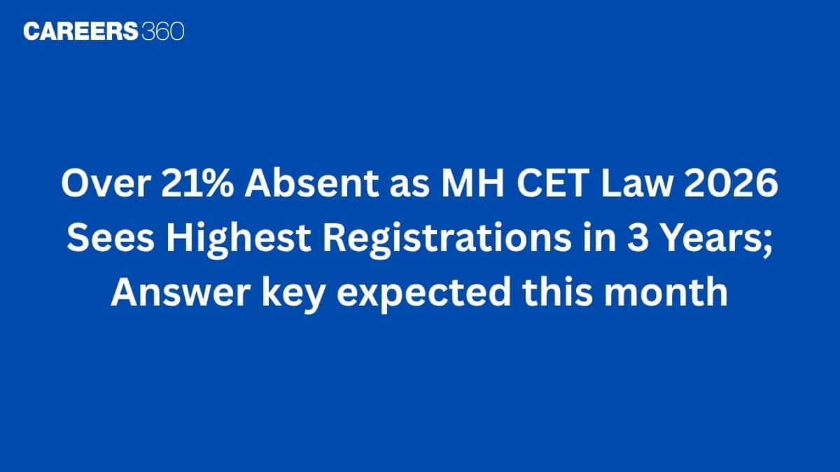 Over 21% Absent as MH CET Law 2026 Sees Highest Registrations in 3 Years; Answer key expected this month