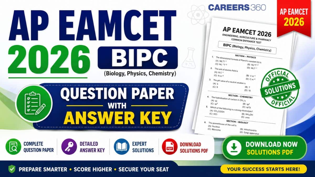 AP EAMCET 2026 BIPC Question Paper and Answer Key with Solutions PDF