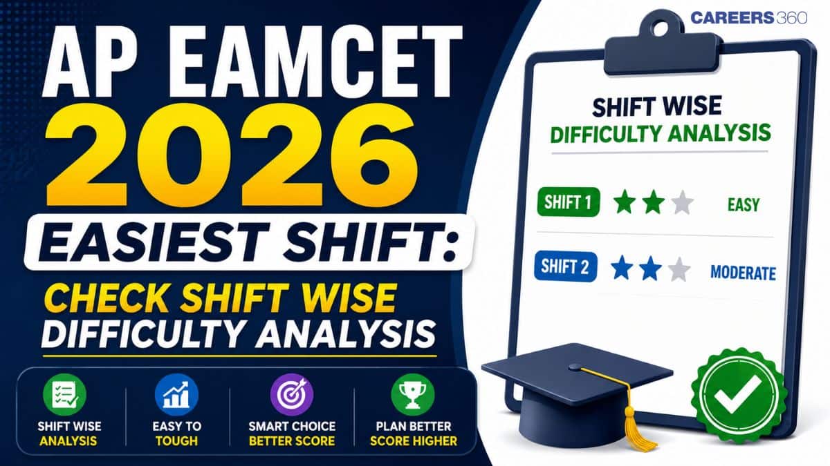AP EAMCET 2026 Easiest Shift: Check Shift Wise Difficulty Analysis