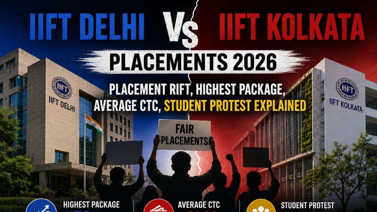 IIFT Delhi vs Kolkata Placements 2026: Placement Rift, Highest Package, Average CTC, Student Protest Explained