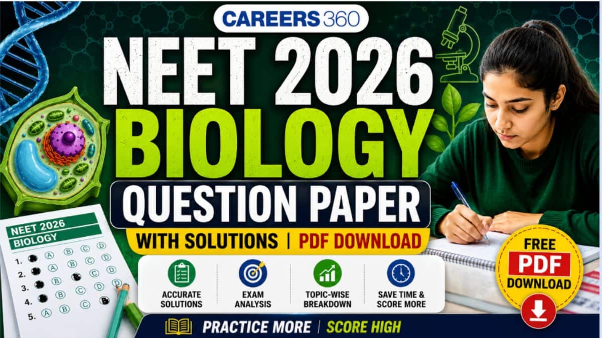 NEET 2026 Biology Question Paper With Solutions (Code 11, 12, 13, 14 ...