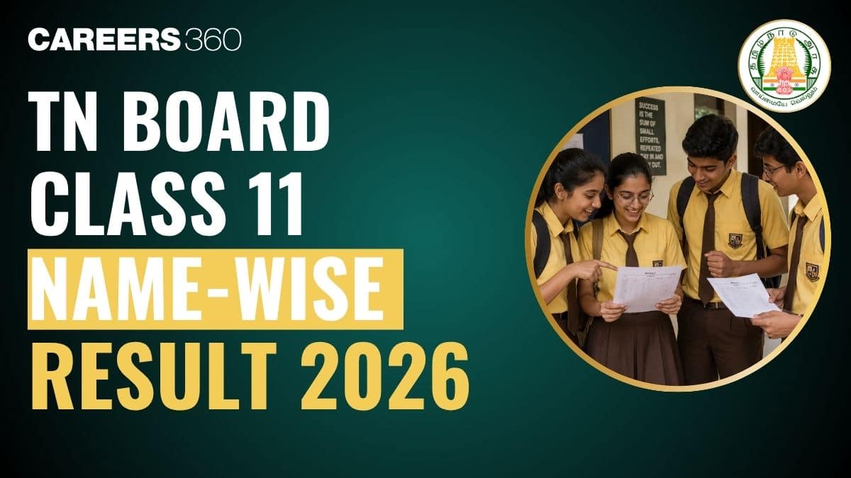 Tamil Nadu 11th Public Exam Name Wise Result 2026: Check TN HSE +1 Results by Name
