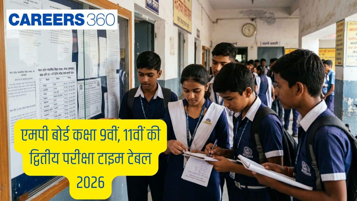 एमपी बोर्ड कक्षा 9वीं, 11वीं की द्वितीय परीक्षा टाइम टेबल 2026 जारी– पूरा शेड्यूल चेक करें