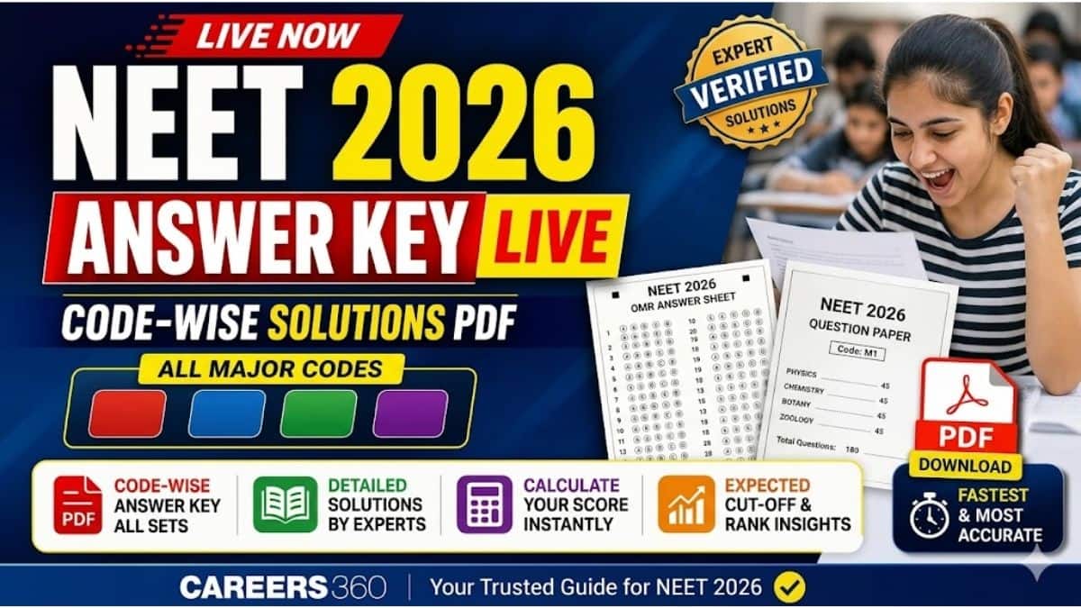 NEET 2026 Answer Key OUT with Solutions for All Codes 11, 12, 13, 14- Download PDF Here