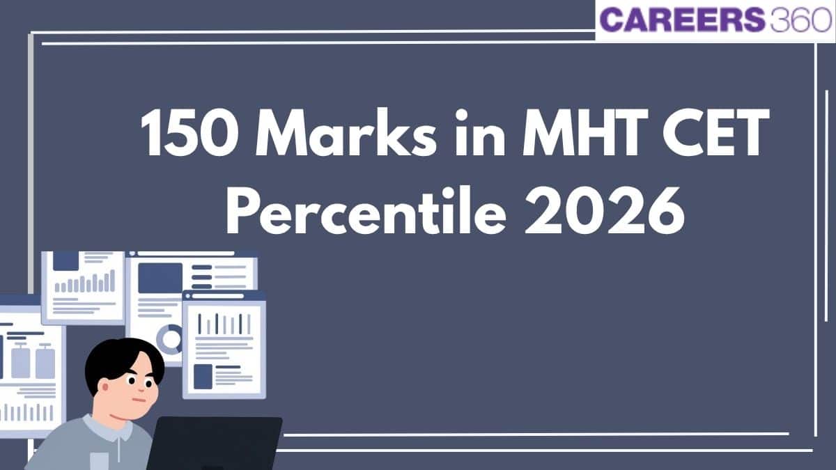 150 Marks in MHT CET Percentile 2026 - Check Expected Rank