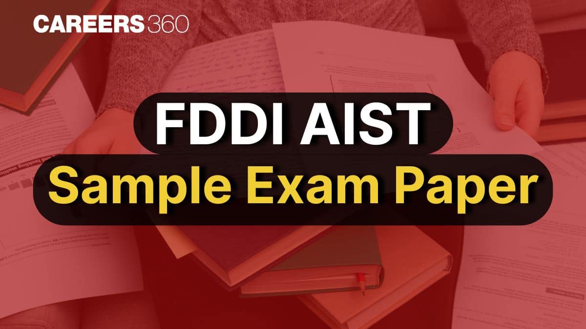FDDI Entrance Exam Sample Paper: Previous Year Question Papers PDF