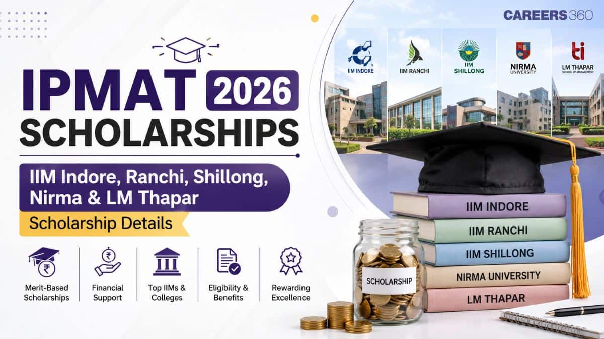 IPMAT Scholarships 2026: IIM Indore, Ranchi, Shillong, Nirma & LM Thapar Scholarship Details