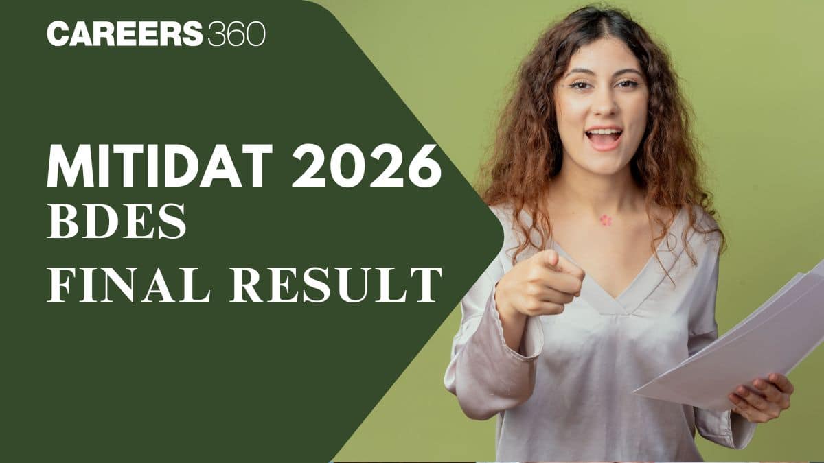MITIDAT BDes 2026 Final Result Out, Download Scorecard