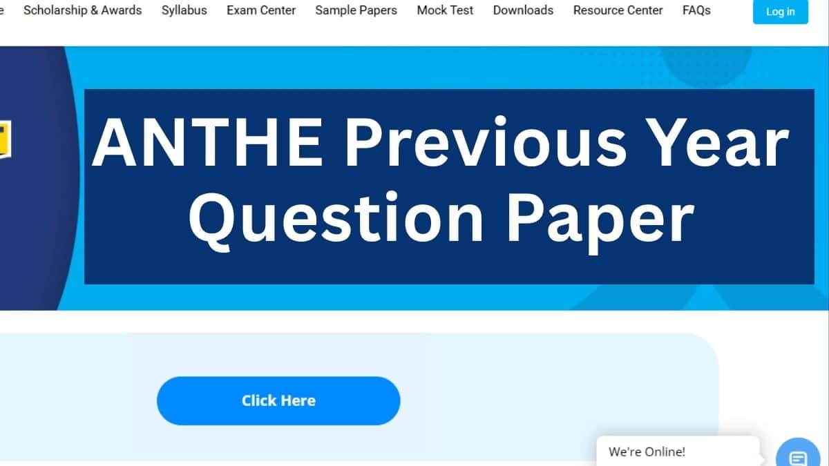 Aakash ANTHE Previous Year Question Papers Download PDF (Classes 5–12)