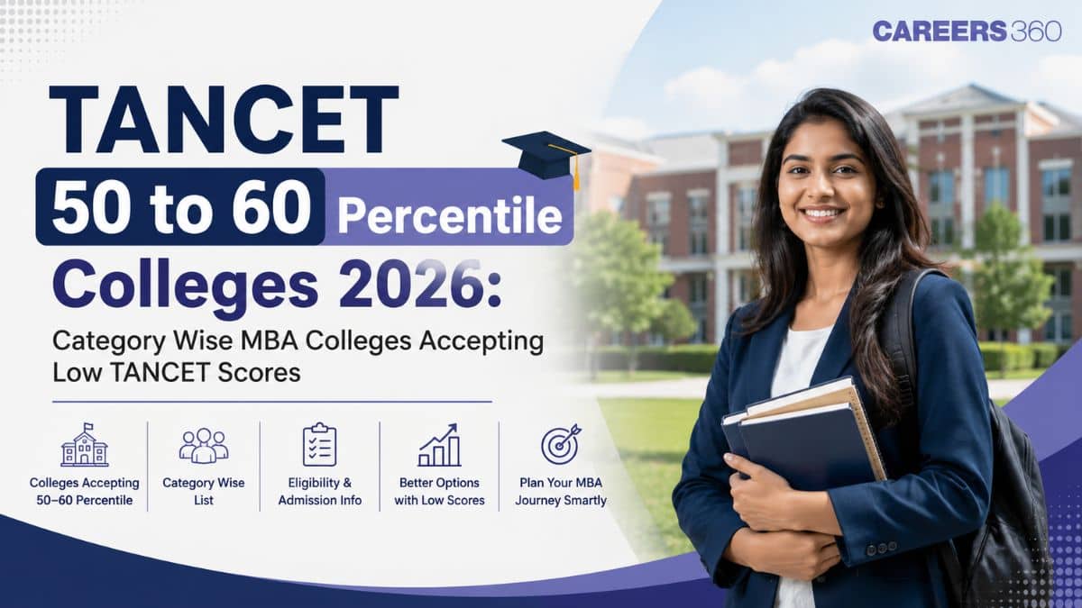 TANCET 50 to 60 Percentile Colleges 2026 [UPDATED]: Category Wise MBA Colleges Accepting Low TANCET Scores