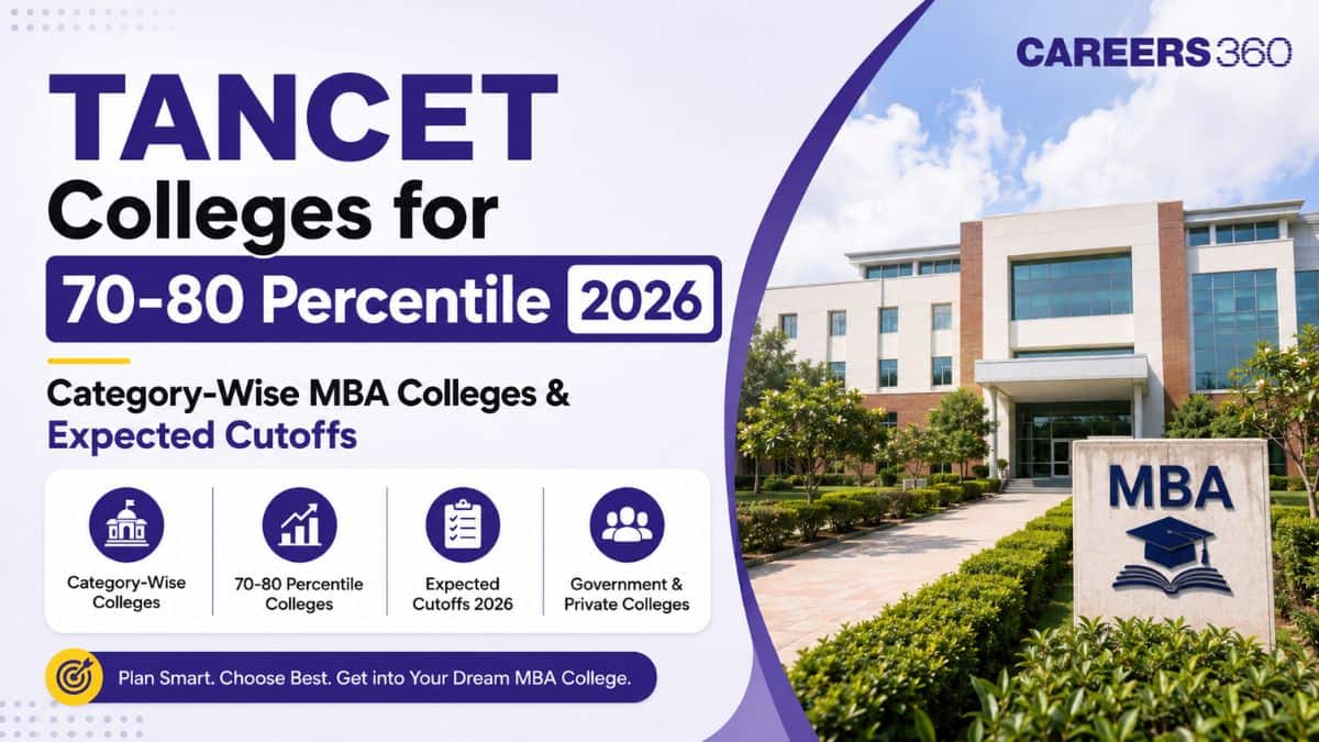TANCET 70-80 Percentile Colleges 2026: Category-Wise MBA Colleges & Expected Cutoffs