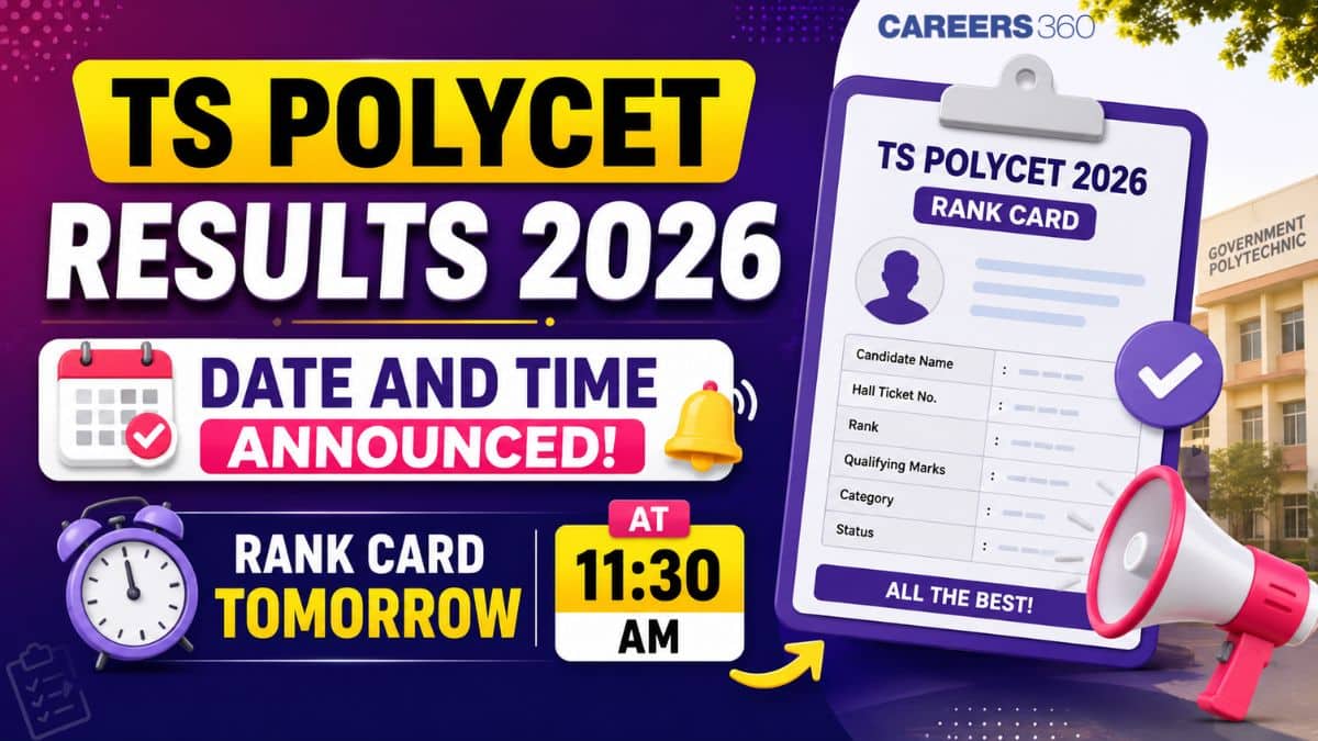 TS POLYCET Results 2026 Date and Time Announced; Rank Card Tomorrow at 11:30 AM