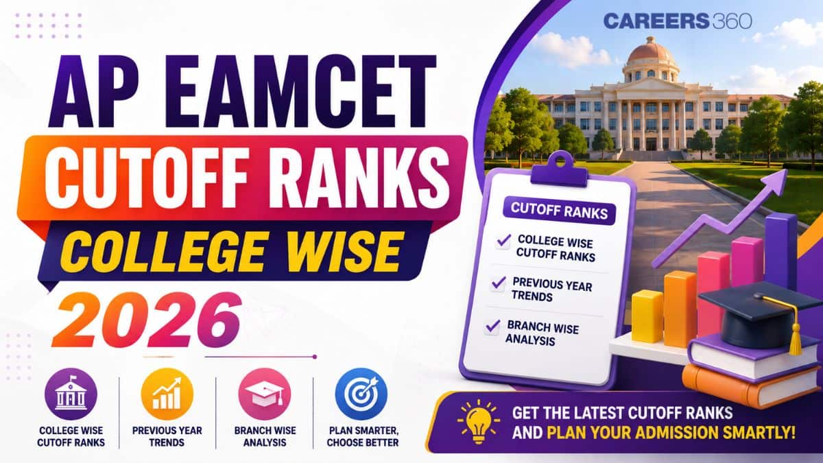 AP EAMCET Cutoff Ranks College Wise 2026: Branch-Wise Opening & Closing Ranks