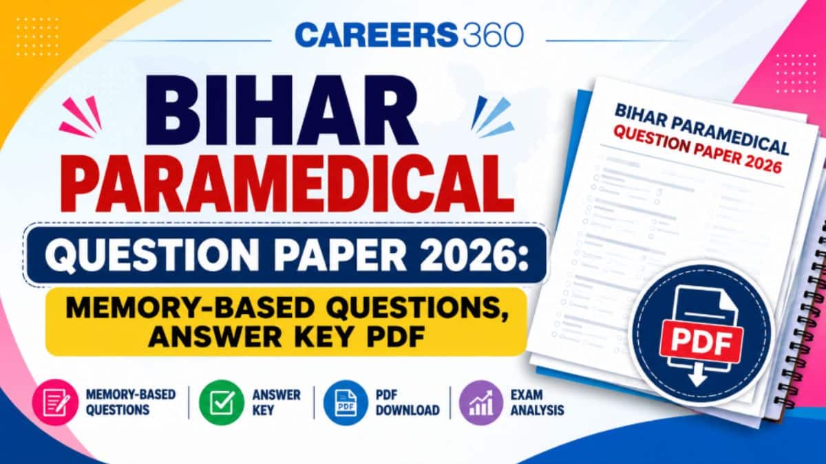 Bihar Paramedical Question Paper 2026 PDF with Answer Key & Solutions