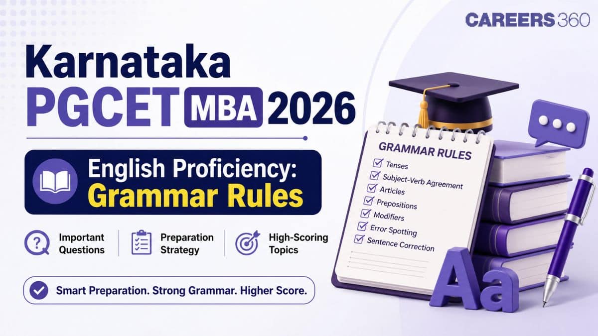Karnataka PGCET MBA 2026 English Proficiency: Grammar Rules, Question Types, Exam Strategy