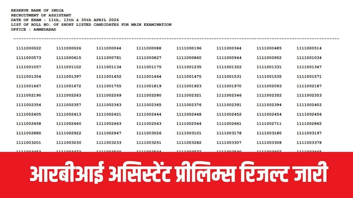 प्रारंभिक परीक्षा की मार्कशीट और श्रेणीवार और क्षेत्रवार कट-ऑफ भी जल्द ही वेबसाइट पर लाइव कर दिए जाएंगे। (आधिकारिक वेबसाइट)