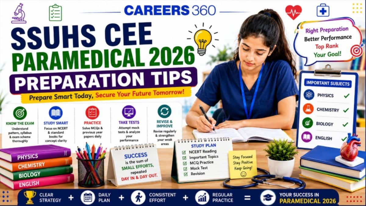 SSUHS CEE Paramedical 2026 Preparation Tips: Study Plan, Important Topics & Revision Strategy