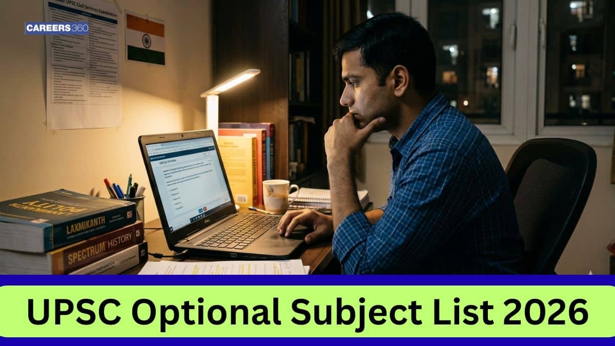 UPSC CSE Optional Subject List 2026 for Mains Examination