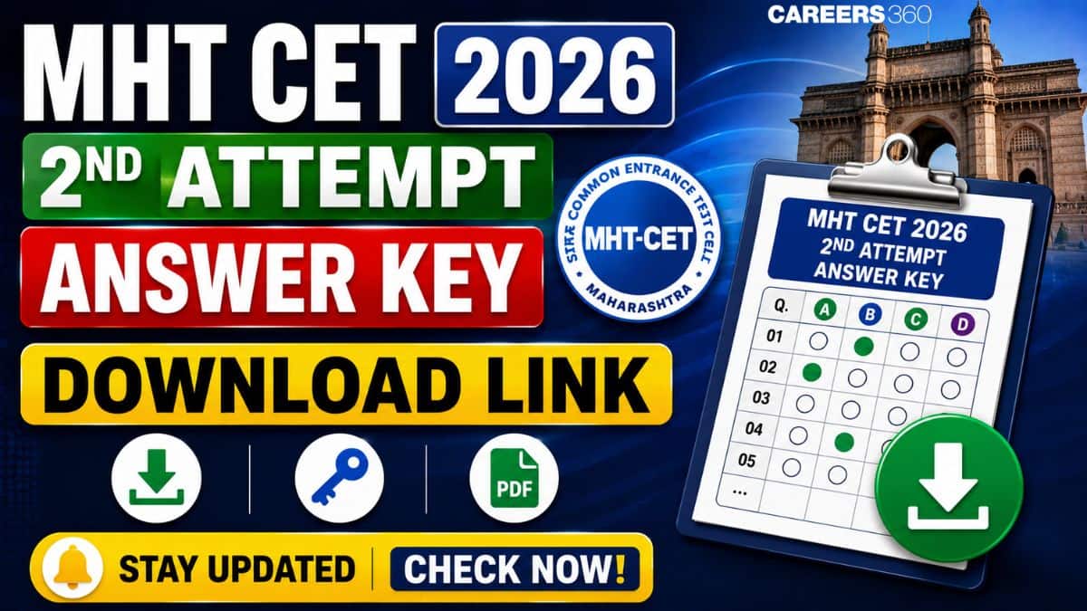 MHT CET 2026 2nd Attempt Answer Key Download Link at cetcell.mahacet.org - Live updates