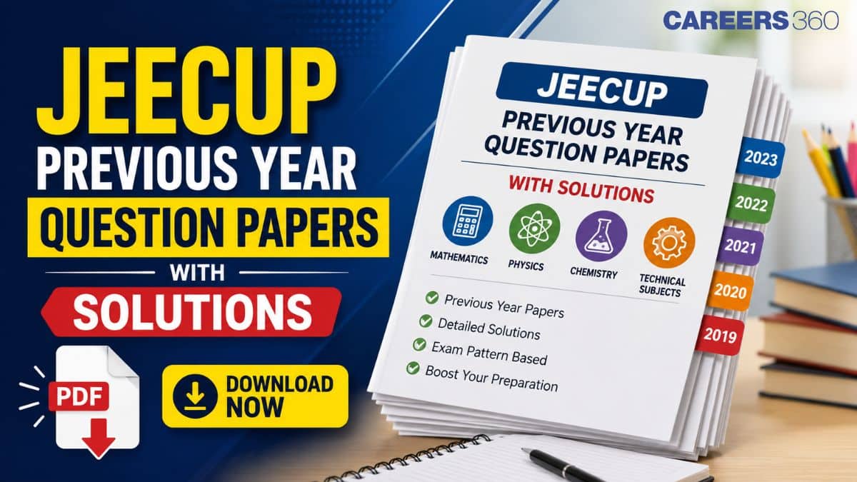 JEECUP Previous Year Question Papers with Solutions PDF Download