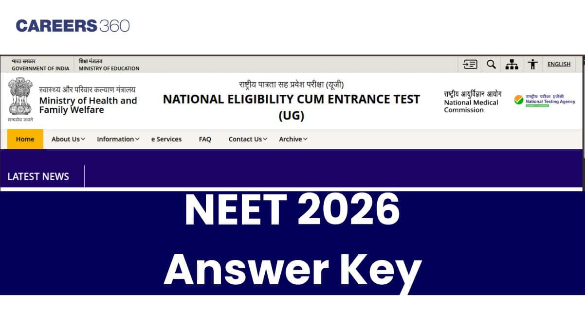 NEET 2026 Answer Key - Direct Download Link, Marking Scheme, Score Calculation Formula