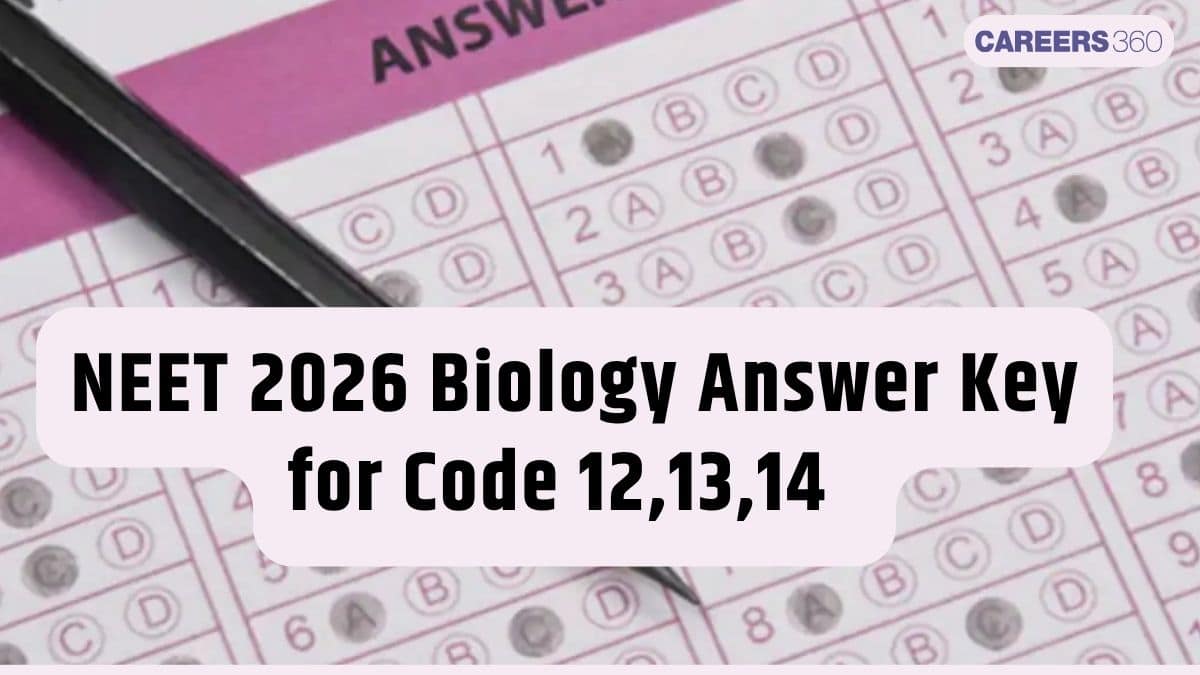 NEET 2026 Biology Answer Key for Code  12, 13, 14 Out - PDF Download Links Here