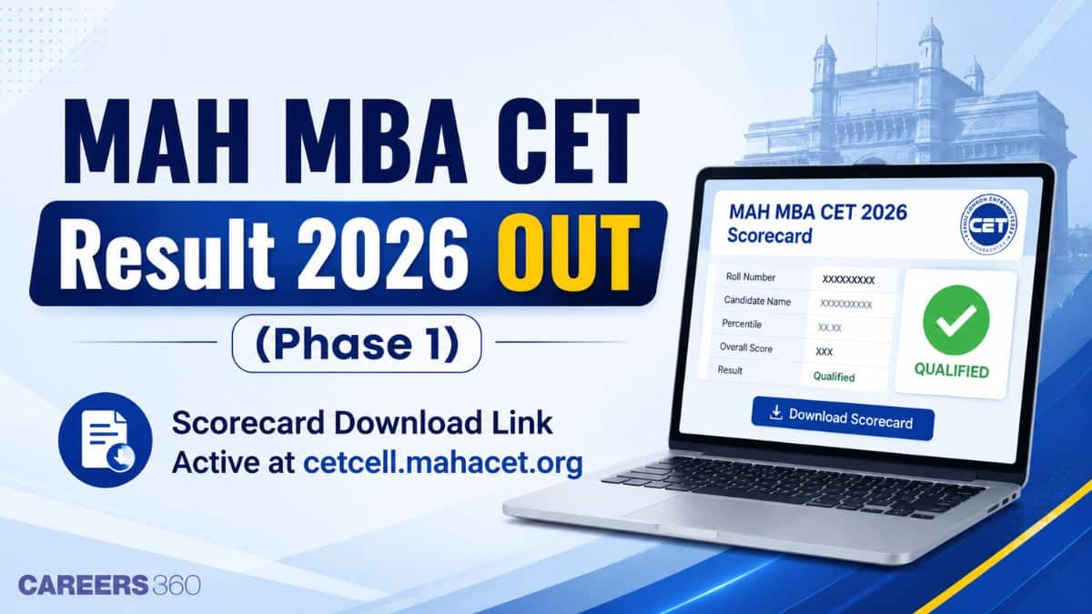 MAH MBA CET Result 2026 OUT (Phase 1); Scorecard Download Link Active at cetcell.mahacet.org