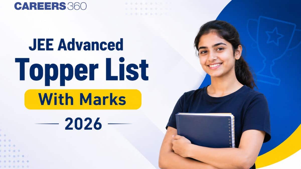 JEE Advanced Topper List With Marks 2026, AIR Rank & Toppers Names