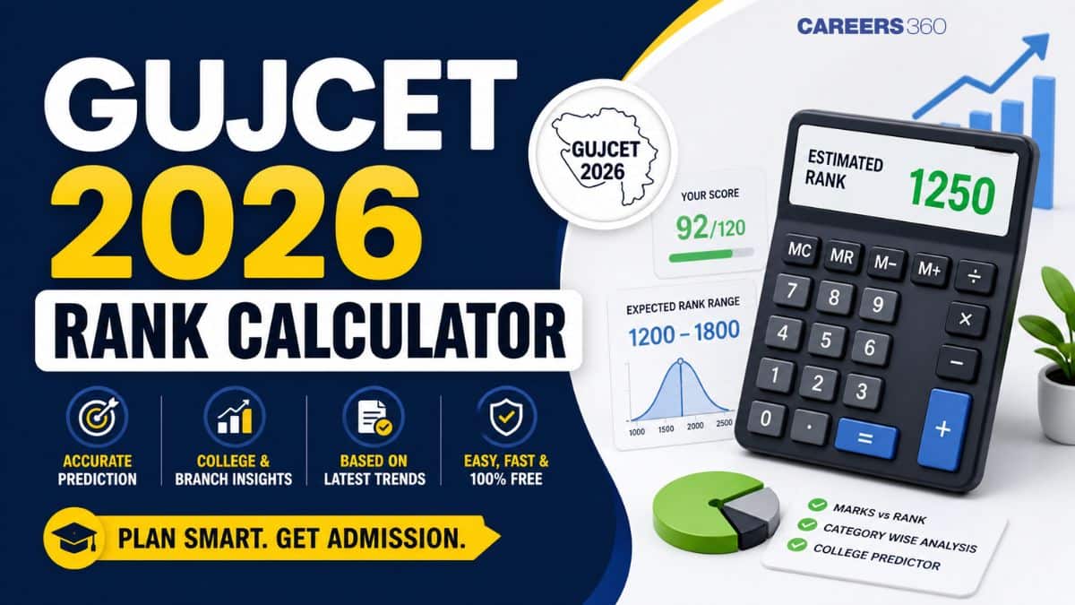 GUJCET 2026 Rank Calculator: Estimate Your Rank from Marks Easily