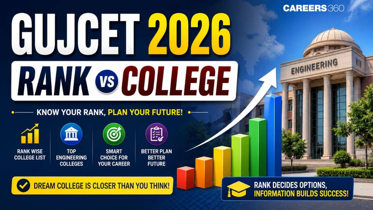 GUJCET 2026 Rank vs College: Expected Cutoff, Top Colleges List