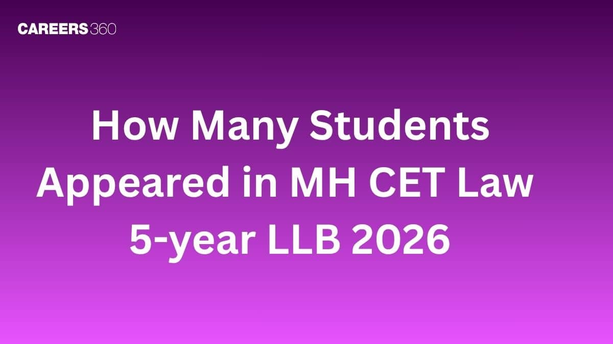 How Many Students Appeared in MH CET Law 5-year LLB 2026