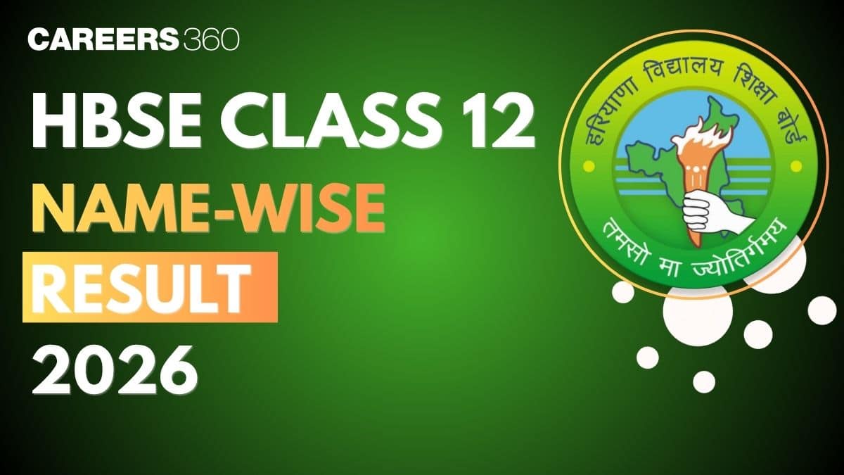 Haryana BSEH 12th Name Wise Result 2026 - Check HBSE Class 12 Result by Name