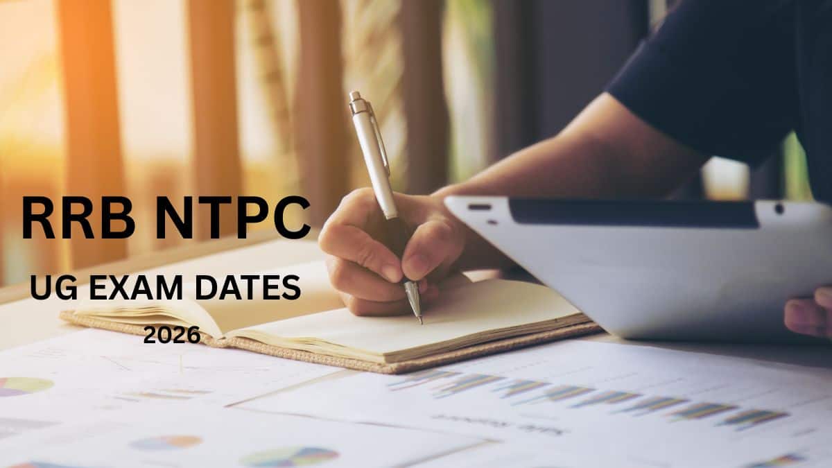 RRB NTPC UG Exam Dates 2026 Revised; Exam to start from May 7