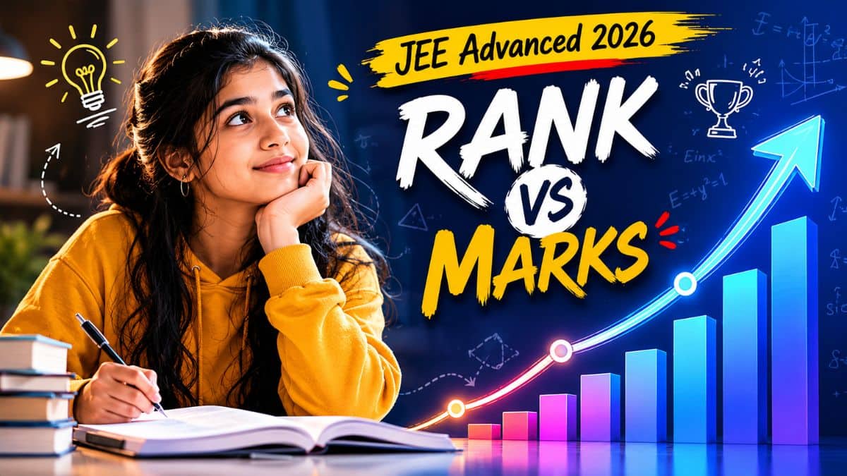 JEE Advanced 2026 Rank vs Marks Analysis: AIR, Score-Wise Rank