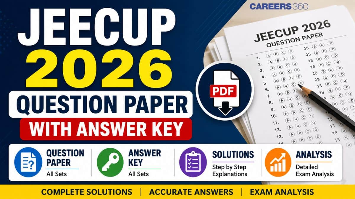 JEECUP 2026 Question Paper and Answer Key with Solutions PDF