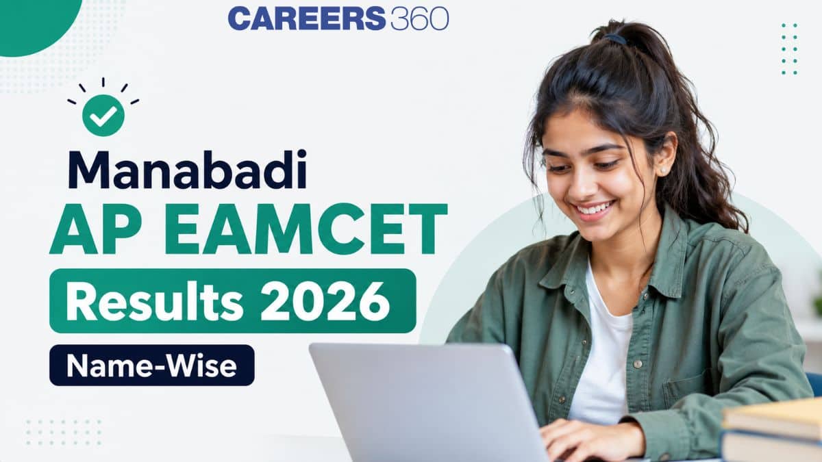 Manabadi AP EAMCET Results 2026 Name-Wise: Check AP EAPCET Rank Card by Name