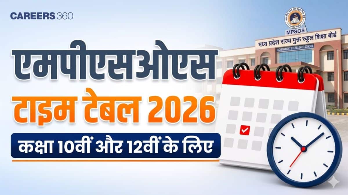एमपीएसओएस टाइम टेबल 2026 जून सत्र (MPSOS Time Table 2026): रुक जाना नहीं परीक्षा तिथि कक्षा 10, 12 देखें