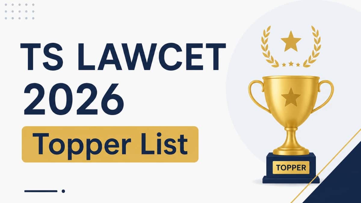 TS LAWCET 2026 Topper List: AIR 1, Name, Marks