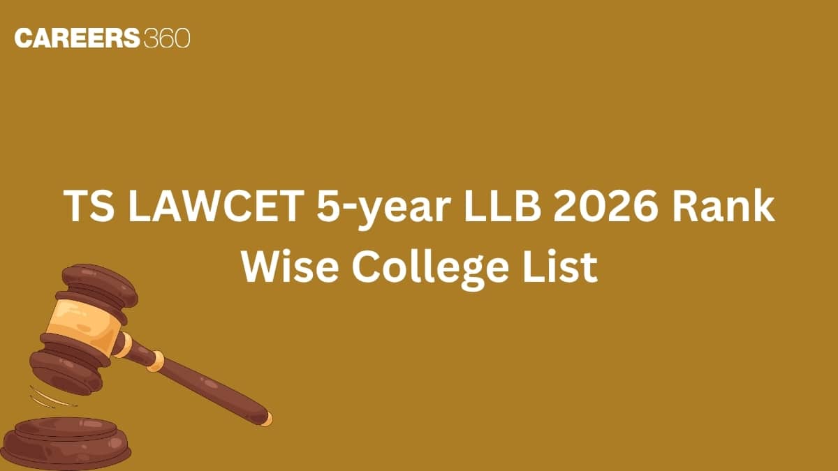 TS LAWCET 5-year LLB 2026 Rank Wise College List
