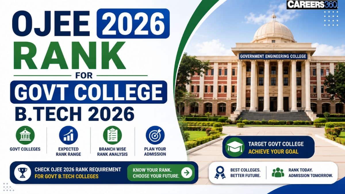 OJEE Rank for Govt College BTech 2026: Cutoff & Admission Chances