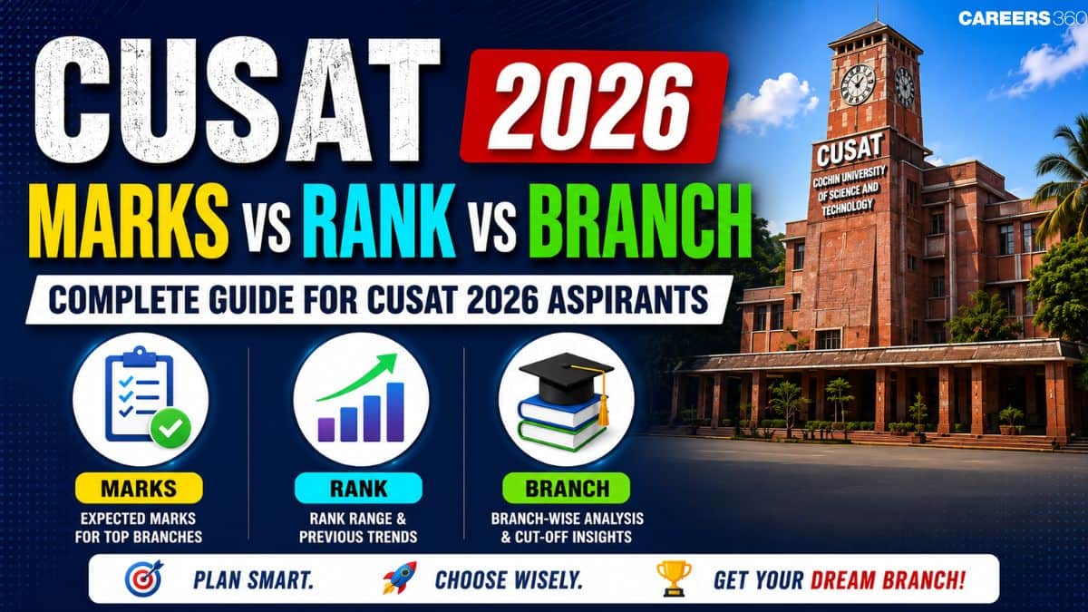 CUSAT Marks vs Rank vs Branch 2026 - Previous Year Analysis and Trends
