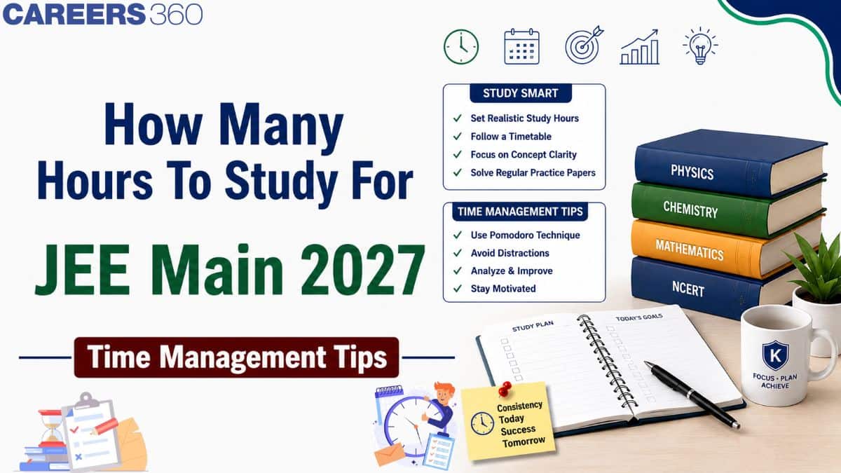 JEE Main 2026 Time Management Tips: How Many Hours To Study