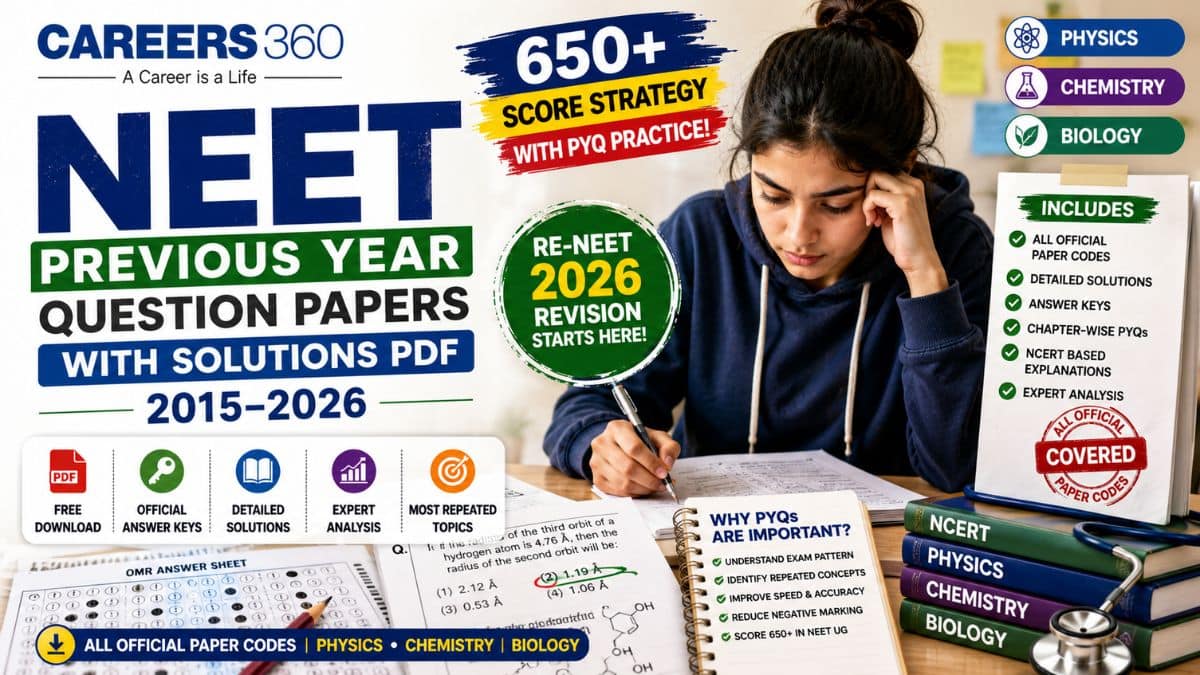 NEET Previous Year Question Papers with Solutions PDF (2015–2026 ...