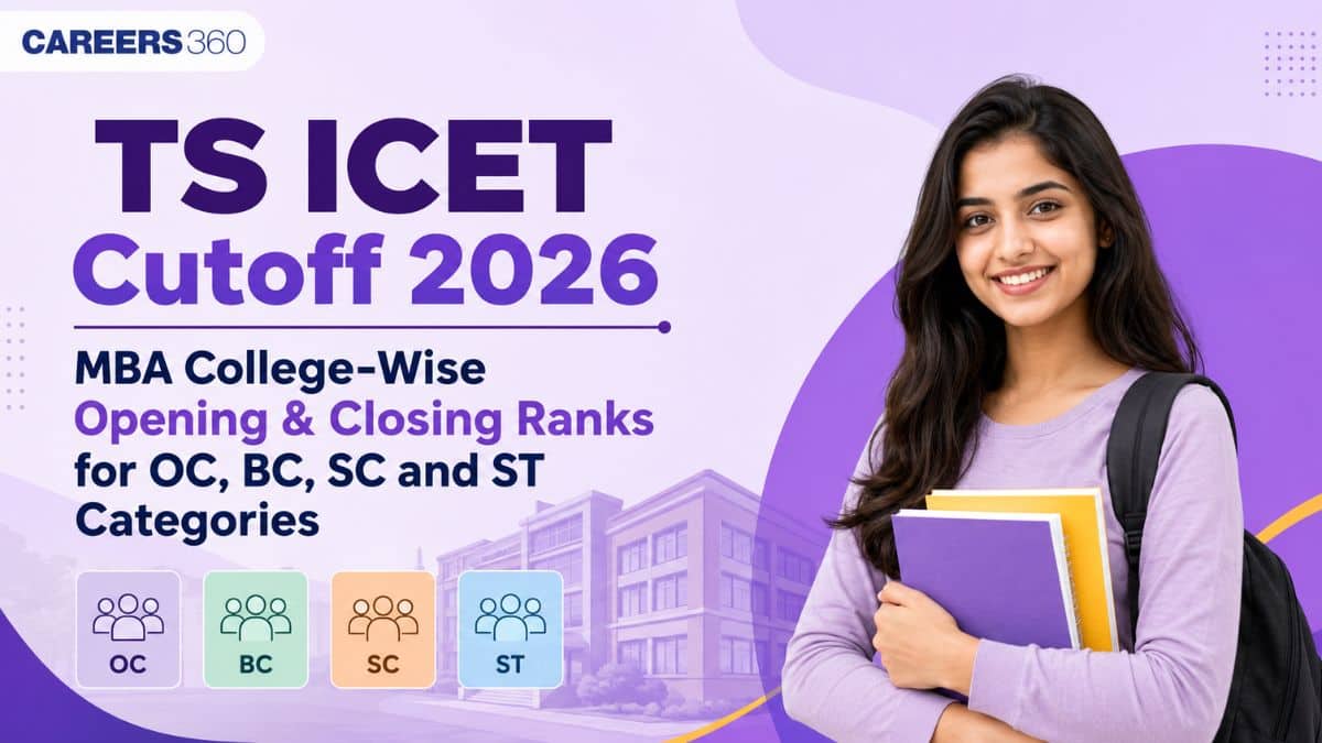 TS ICET Cutoff 2026: MBA College-Wise Opening & Closing Ranks for OC, BC, SC and ST Categories